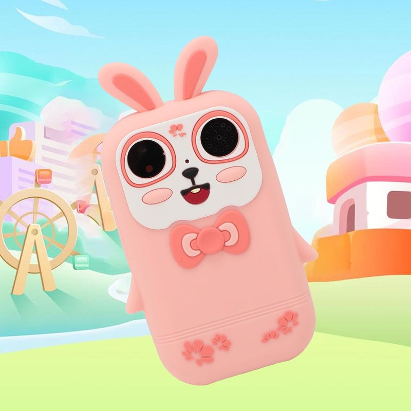 Sanpyl Kids Camera Digital Camera for 3-8 Year Old Girls Boys, 1080P Music Player Puzzle Games Children Phone with Selfie Camera (Pink) - Image 4